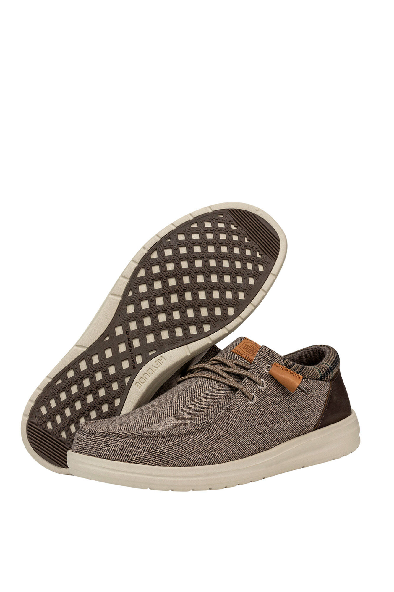 HEY DUDE WALLY GRIP WOOL - TAN