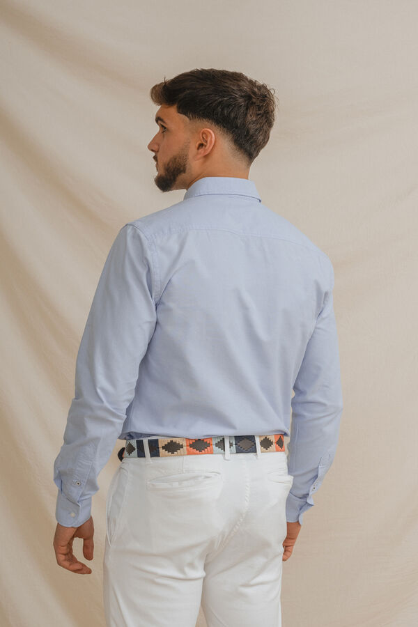 Celopman Camisa oxford azul