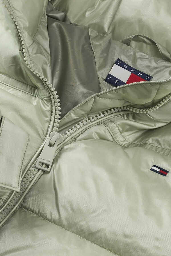 Tommy Jeans Jaquetas de plumas femininas Tommy Jeans bege