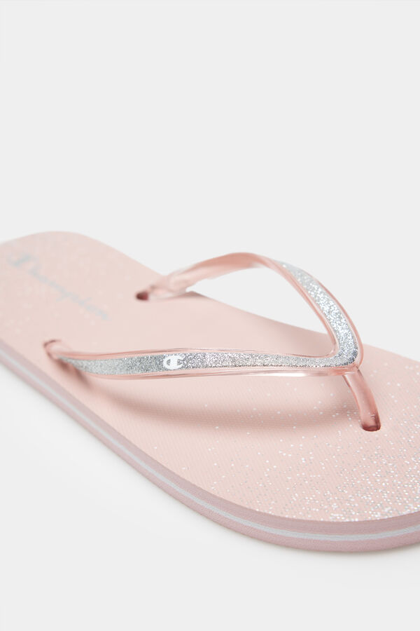 Champion Chinelo praia de mulher rosa