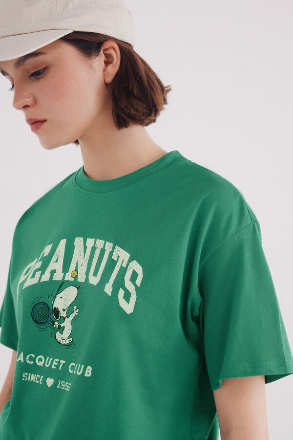Springfield Camiseta Snoopy Peanuts verde