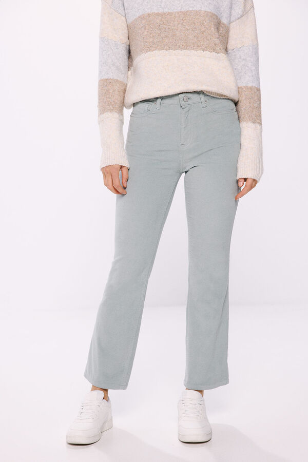 Springfield Pantal&oacute;n pana kick flare verde