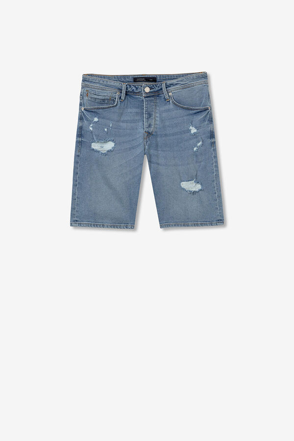 Tiffosi Shorts Jeans Slim Fit azul