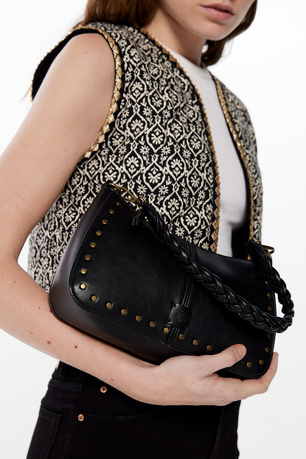 Springfield Bolso Hombro Tachas negro