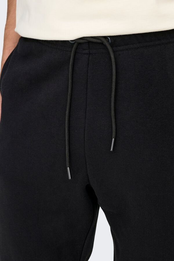 Only & Sons Pantal&oacute;n largo de ch&aacute;ndal negro