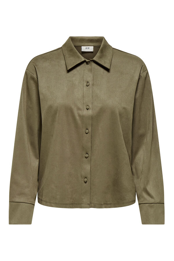 JDY Camisa de manga comprida cru