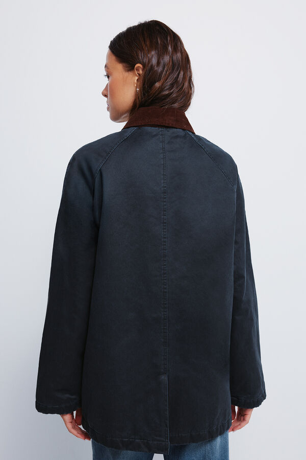 Springfield Parka encerada azul