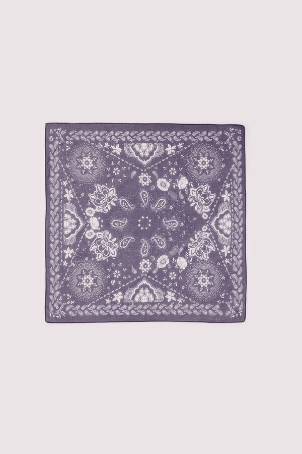 Springfield Cachecol bandana paisley azul