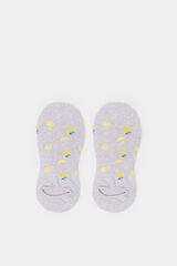 Springfield Meia invis&iacute;vel lim&atilde;o cinzento