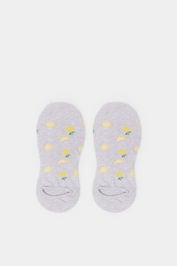 Springfield Meia invis&iacute;vel lim&atilde;o cinzento