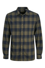 Jack & Jones PLUS Camisa slim fit de cuadros Plus verde