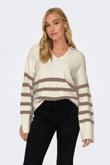 Only Jersey camisero blanco