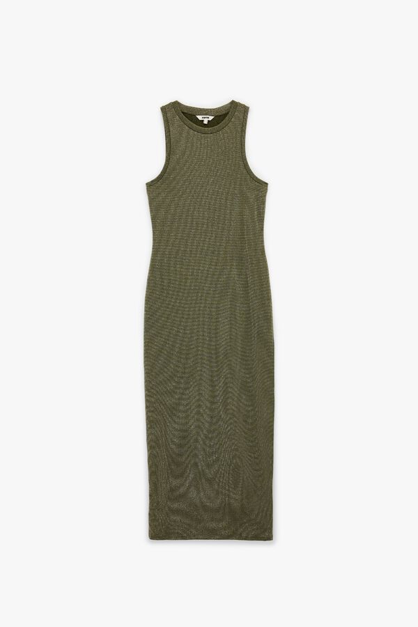 Koton Vestido justo brilhante estampado
