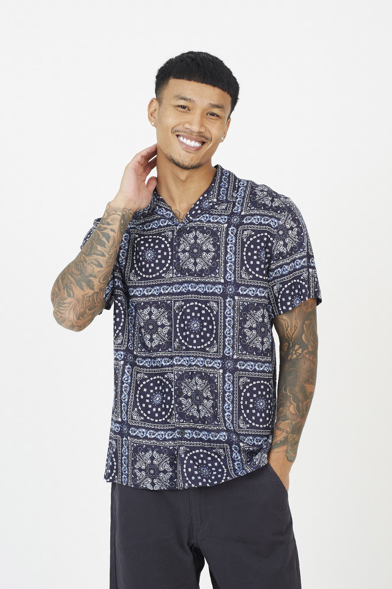 Brave Soul Camisa estampada de manga corta