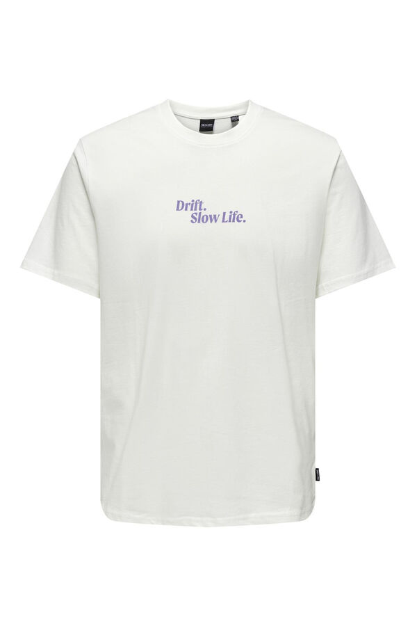 Only & Sons Camisola de manga curta branco