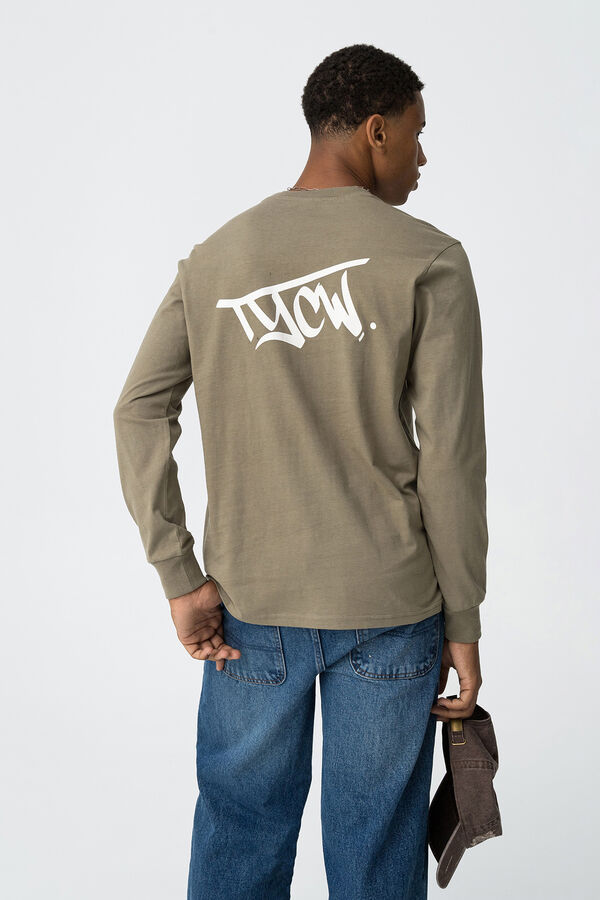 Tiffosi Young Camiseta manga larga kaki