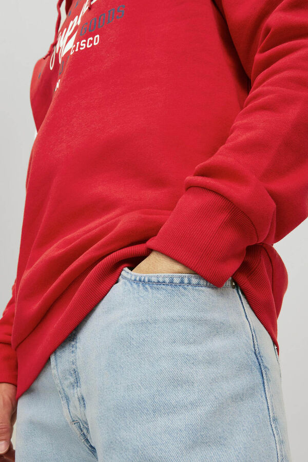 Springfield Sweatshirt com capuz vermelho