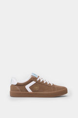 Springfield Zapatilla deportiva piel varsity beige