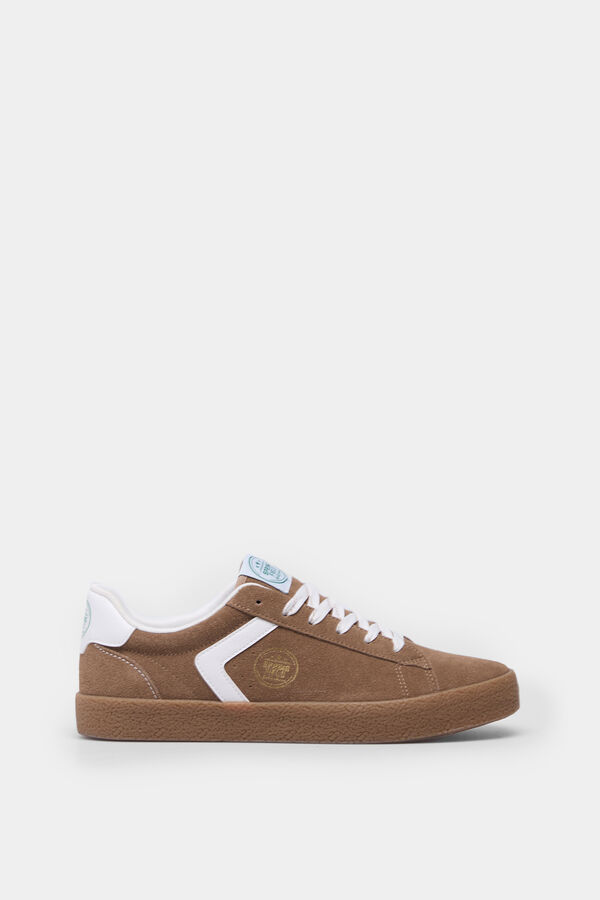 Springfield Zapatilla deportiva piel varsity beige
