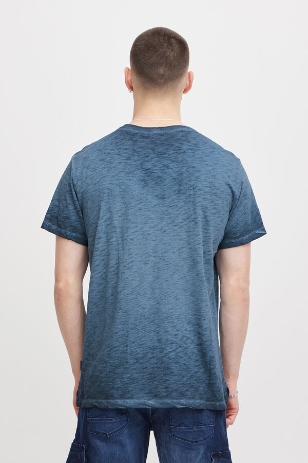 Blend Camiseta Manga Corta azul