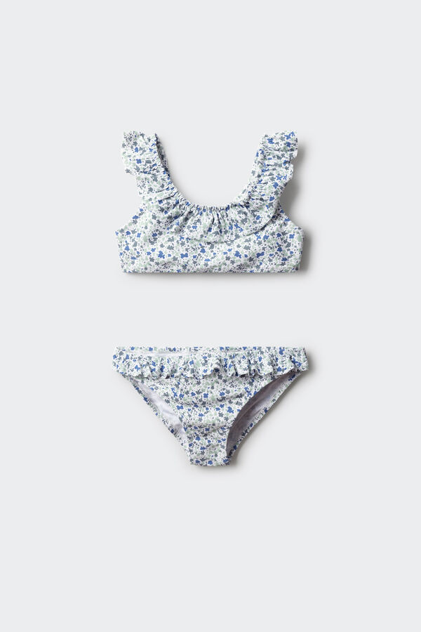 Springfield Kids Biqu&iacute;ni flores menina verde