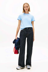 Tommy Jeans T-shirt regular manga curta azul