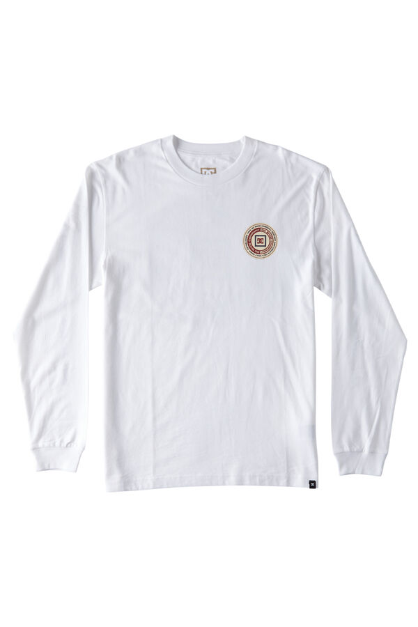 Springfield Old Head - Camiseta de Manga Larga para Hombre blanco