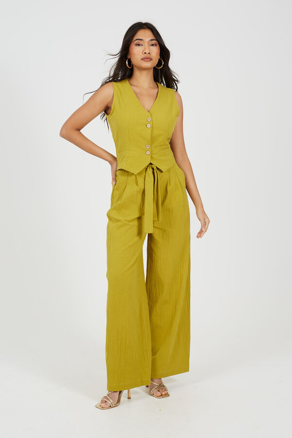 Brave Soul Colete com gola em bico preto