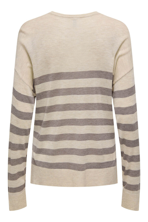 Only Camisola de malha fina cinzento