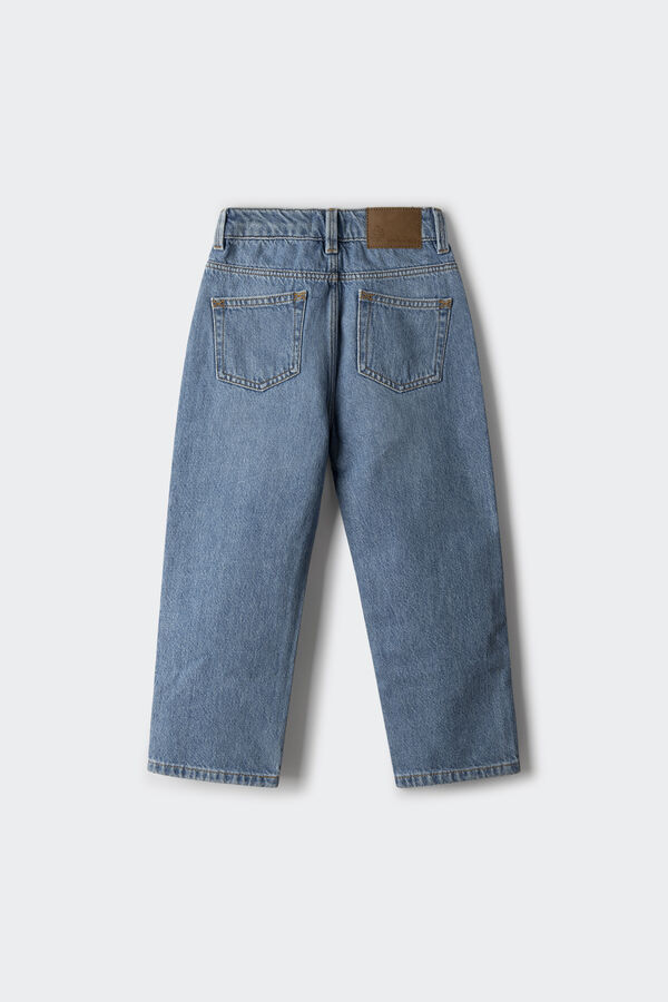 Springfield Kids Pantalon denim skater ni&ntilde;o azul