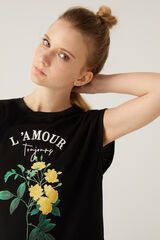 Springfield T-shirt «L”amour» preto