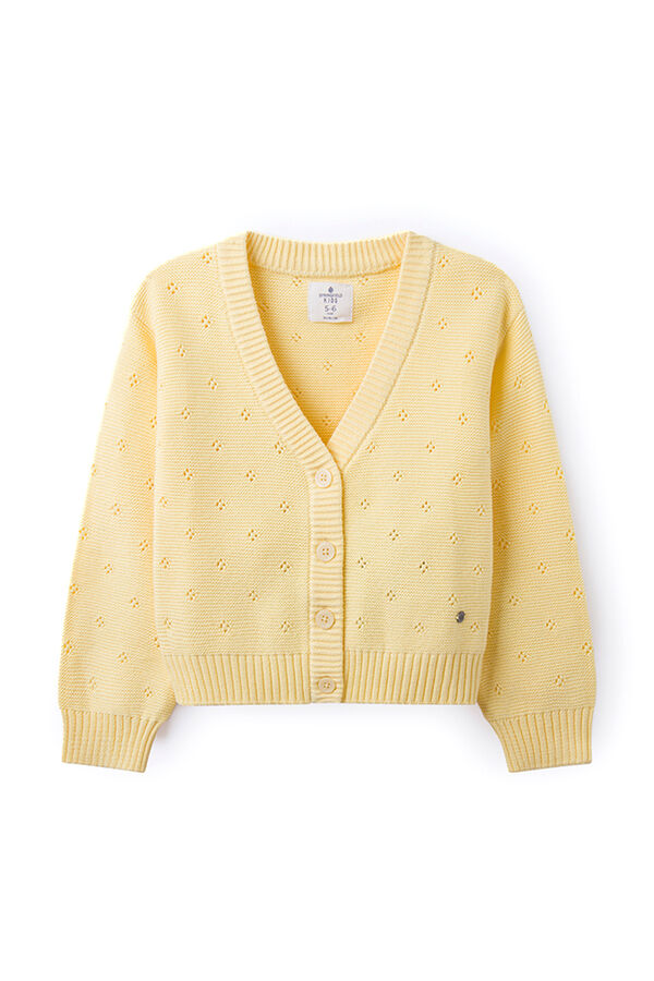 Springfield Kids Casaco de malha menina estampado