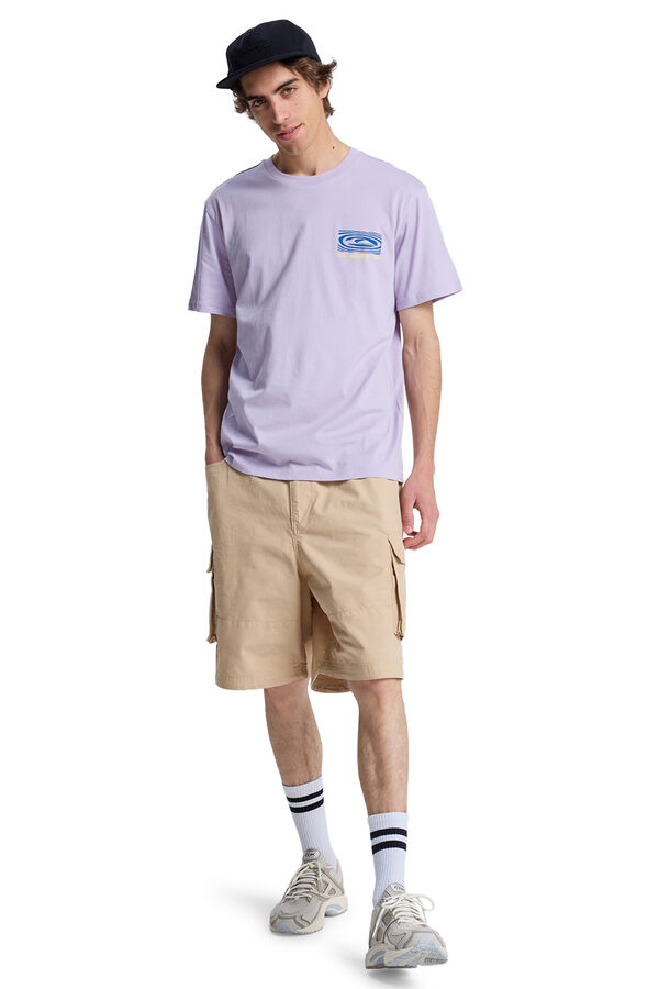 Quiksilver T-shirt manga curta rosa
