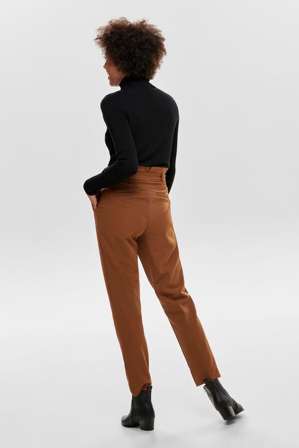 Only Jersey de cuello vuelto negro