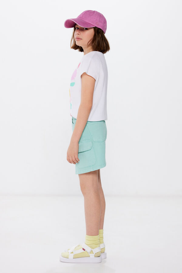 Springfield Kids Saia cargo menina verde