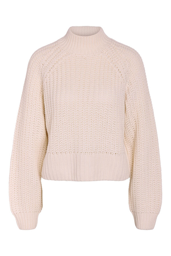 Noisy May O camisola de gola alta  branco