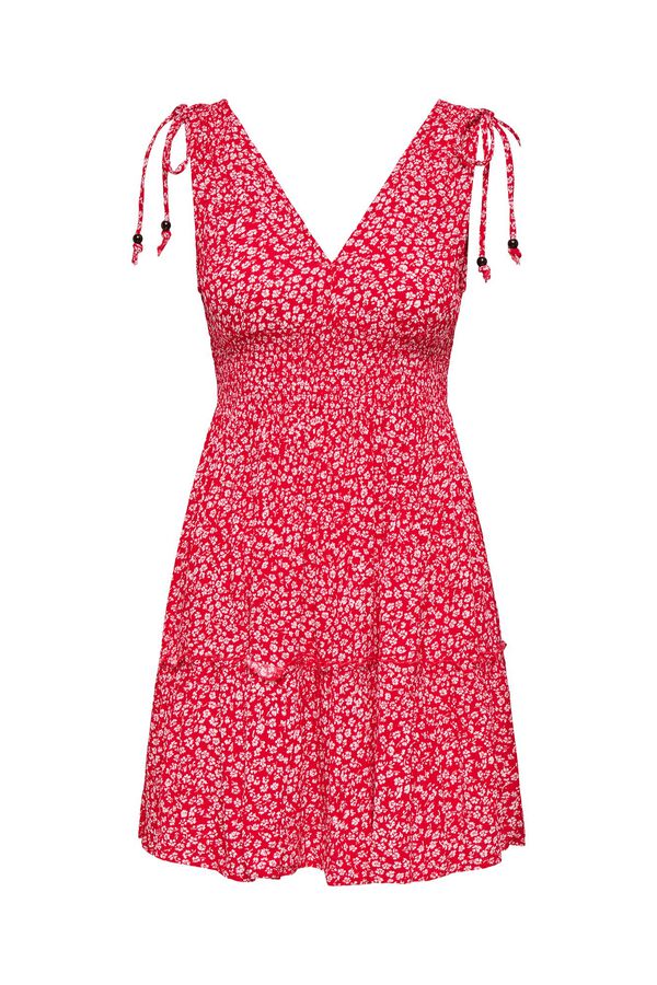Only Vestido curto estampado floral estampado