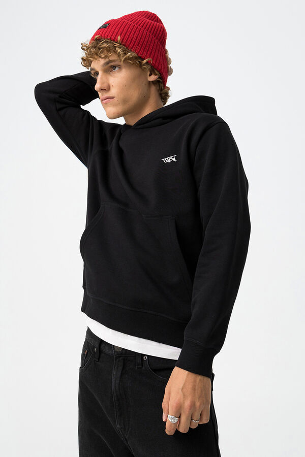 Tiffosi Young Hoodie estampado negro