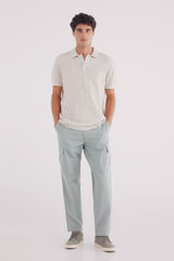 Springfield Calça cargo xadrez verde