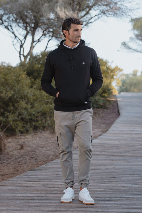 Celopman Sudadera B&aacute;sica Cuello Caja azul