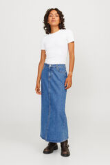 Jack & Jones Falda larga denim azul