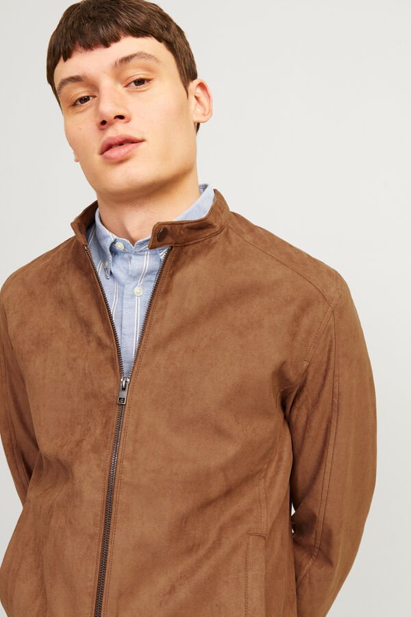 Jack & Jones Cazadora efecto piel nude
