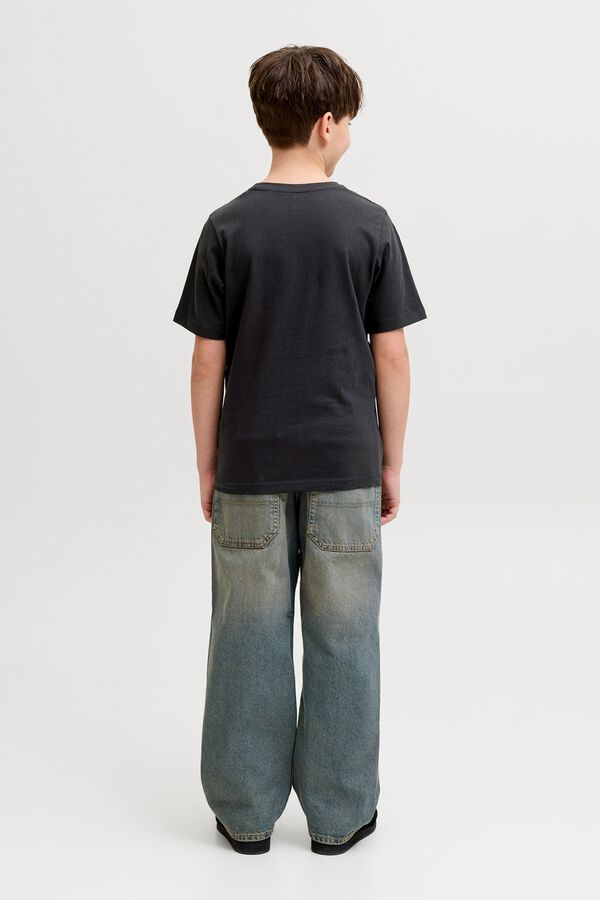 Jack & Jones Junior T-shirt de manga curta com logo preto