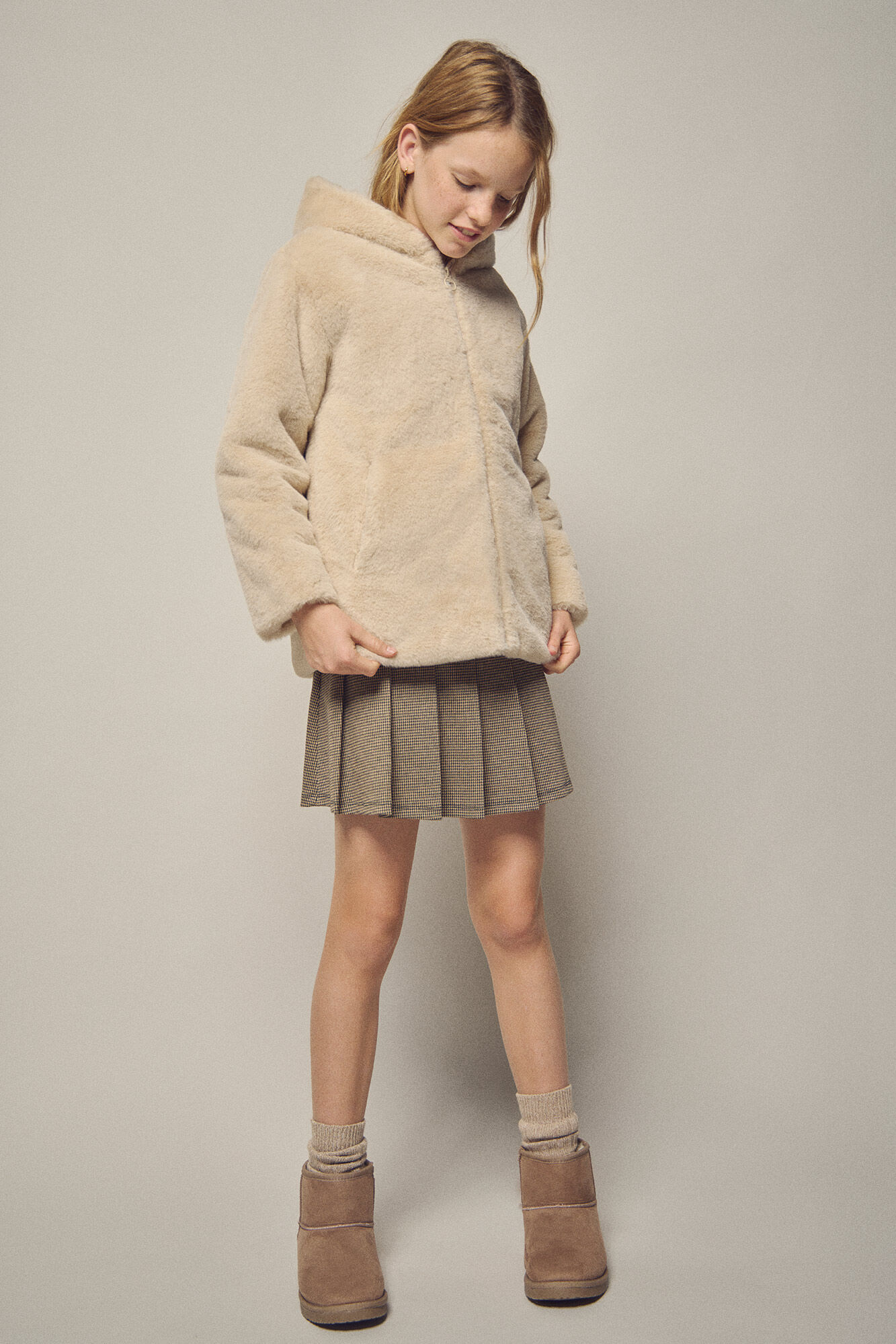 Springfield Kids Saia xadrez de menina