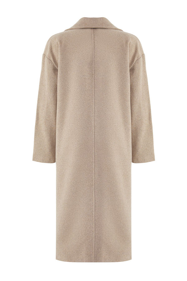 Trendyol Abrigo largo oversize gris