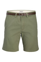 Jack & Jones Bermuda chino cinturon verde