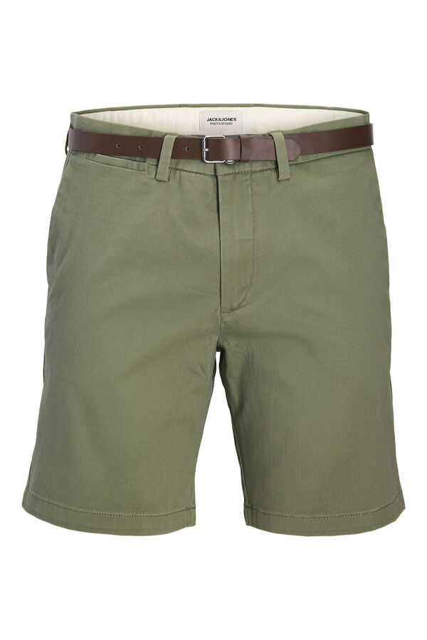 Jack & Jones Bermuda chino cinturon verde