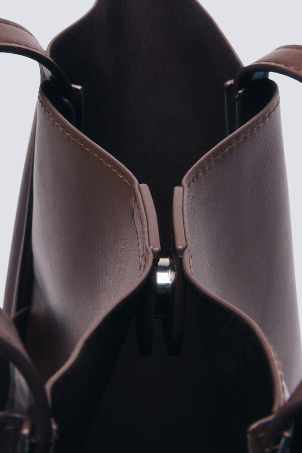 Springfield Bolso shopper blando marr&oacute;n