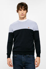 Springfield Jersey b&aacute;sico block azul