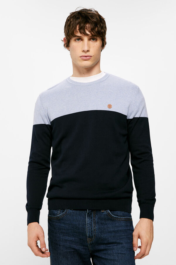 Springfield Jersey b&aacute;sico block azul